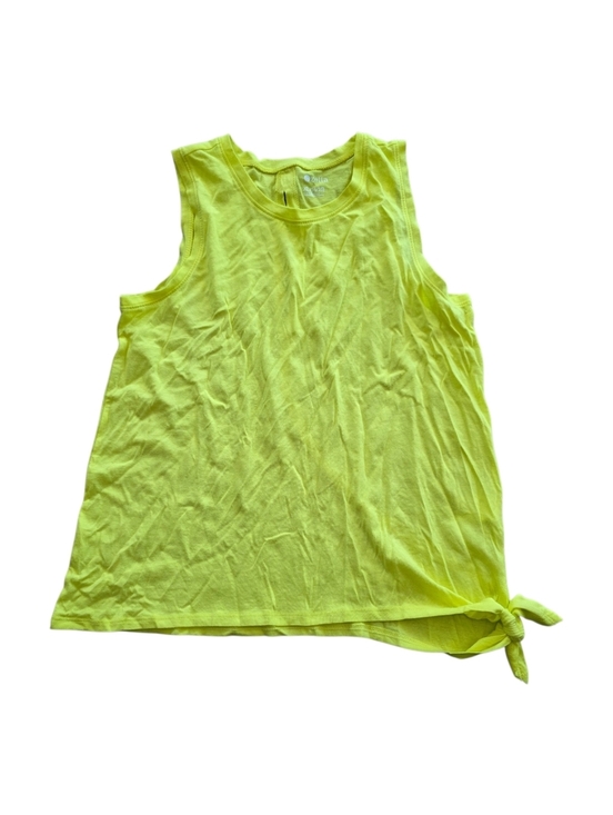 Zella Other - Zella Girls Neon Yellow Tie-Hem Tank Top XL